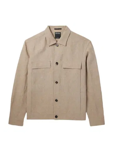 Zegna Linen Overshirt - Men | Thumbnail 1 Zegna Linen Overshirt - Men | Thumbnail 1