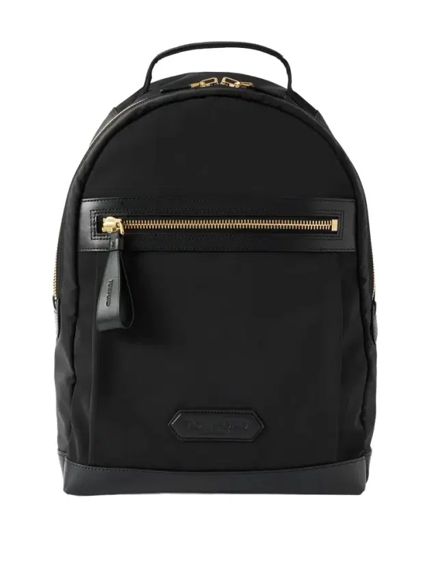 Tom Ford Leather-Trimmed Shell Backpack - Men