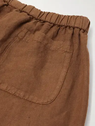 Boglioli Tapered Linen Trousers - Men | Thumbnail 5
