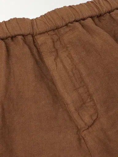 Boglioli Tapered Linen Trousers - Men | Thumbnail 6