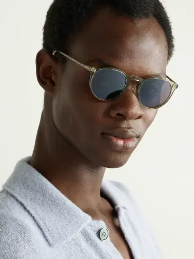 Oliver Peoples O'Malley Round-Frame Acetate Sunglasses - Men | Thumbnail 2