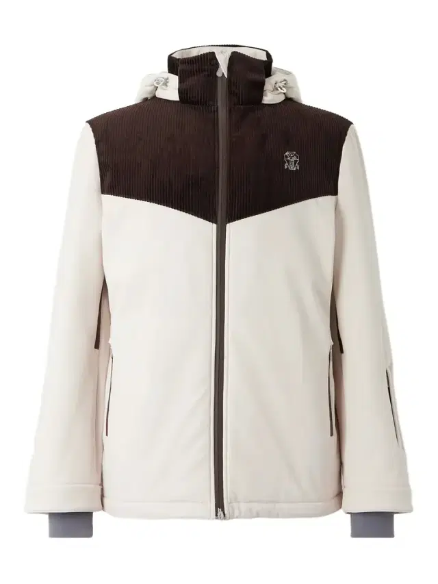 Brunello Cucinelli Logo-Embroidered Corduroy-Trimmed Padded Shell Ski Jacket - Men
