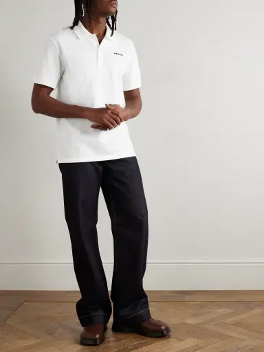 Alexander McQueen Logo-Embroidered Cotton-Piqué Polo Shirt - Men | Thumbnail 2