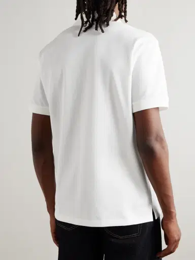 Alexander McQueen Logo-Embroidered Cotton-Piqué Polo Shirt - Men | Thumbnail 3