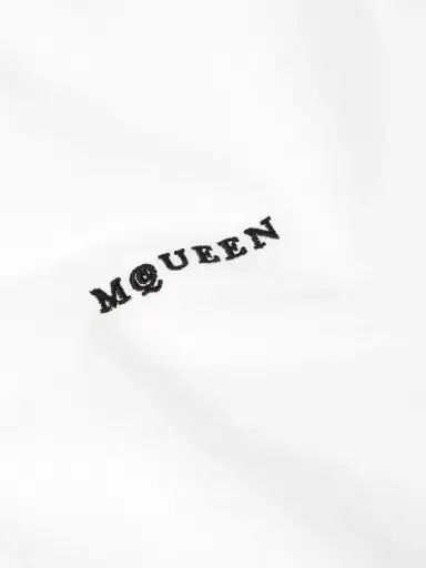 Alexander McQueen Logo-Embroidered Cotton-Piqué Polo Shirt - Men | Thumbnail 4