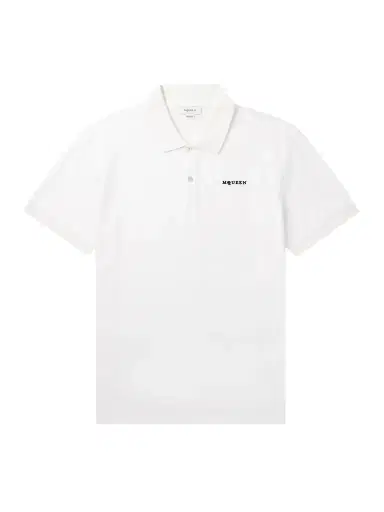 Alexander McQueen Logo-Embroidered Cotton-Piqué Polo Shirt - Men | Thumbnail 1