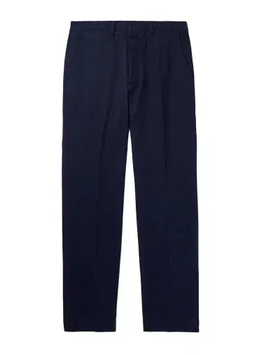 OFFICINE GÉNÉRALE Straight-Leg Garment-Dyed Cotton-Twill Trousers - Men | Thumbnail 1 OFFICINE GÉNÉRALE Straight-Leg Garment-Dyed Cotton-Twill Trousers - Men | Thumbnail 1