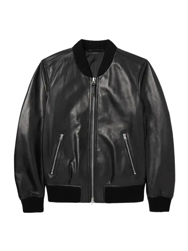 Tom Ford Leather Bomber Jacket - Men