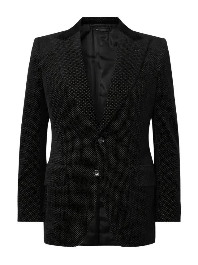 Dyllan Polka-Dot Cotton-Velvet Tuxedo Jacket - Men