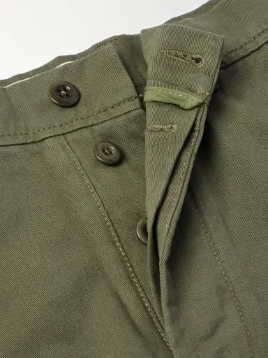 OFFICINE GÉNÉRALE Straight-Leg Garment-Dyed Cotton-Twill Trousers - Men | Thumbnail 6
