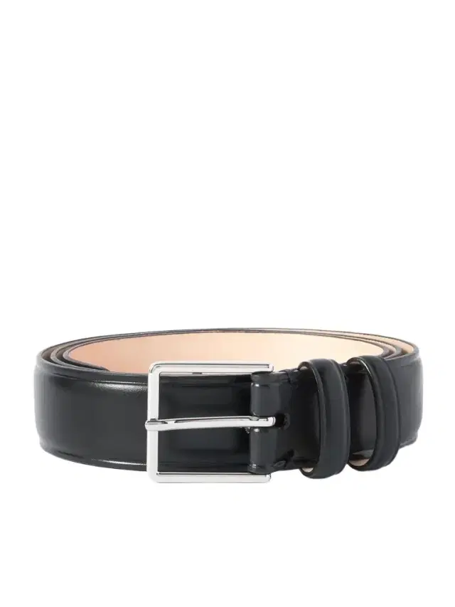 3cm Glossed-Leather Belt - Men