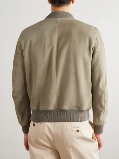 Tom Ford Suede Bomber Jacket - Men | Thumbnail 3 Tom Ford Suede Bomber Jacket - Men | Thumbnail 3