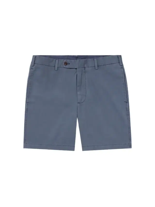 Straight-Leg Garment-Dyed Cotton-Twill Shorts - Men