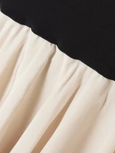 ESSE Studios Illi Scarf-detailed Strapless Stretch-knit And Silk Crepe De Chine Mini Dress | Thumbnail 4