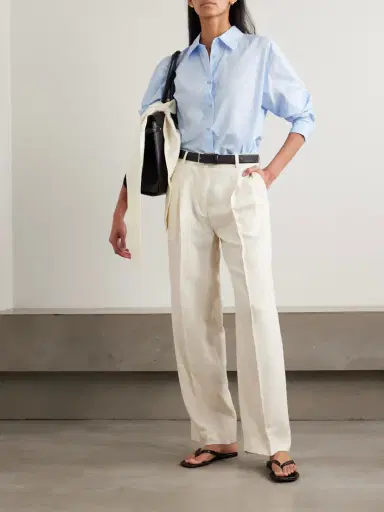 TOTEME Garderob Organic Cotton-poplin Shirt | Thumbnail 2