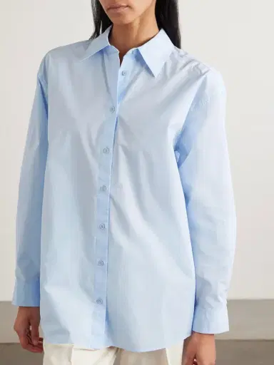 TOTEME Garderob Organic Cotton-poplin Shirt | Thumbnail 3