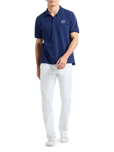 Robert Graham Men's Monkey Business Stretch-Cotton Polo Shirt - Navy - Size XXL | Thumbnail 2 Robert Graham Men's Monkey Business Stretch-Cotton Polo Shirt - Navy - Size XXL | Thumbnail 2