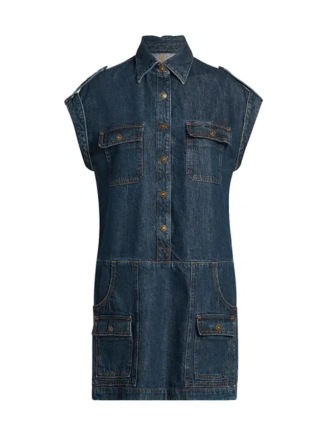 Re/done Women's The Arizona Denim Dress - Heritage Rinse