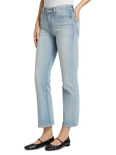 Re/done Women's 70s Crop Boot-Cut Jeans - Cielito | Thumbnail 4 Re/done Women's 70s Crop Boot-Cut Jeans - Cielito | Thumbnail 4