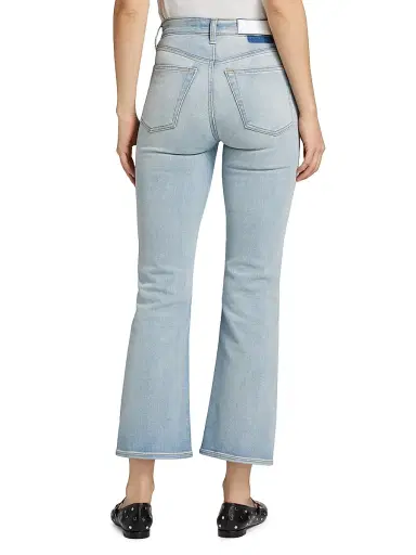 Re/done Women's 70s Crop Boot-Cut Jeans - Cielito | Thumbnail 5 Re/done Women's 70s Crop Boot-Cut Jeans - Cielito | Thumbnail 5
