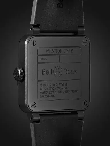 Bell & Ross BR 03 Phantom Automatic Ceramic Watch, Ref. BR03A-PH-CE/SRB - Men | Thumbnail 4 Bell & Ross BR 03 Phantom Automatic Ceramic Watch, Ref. BR03A-PH-CE/SRB - Men | Thumbnail 4