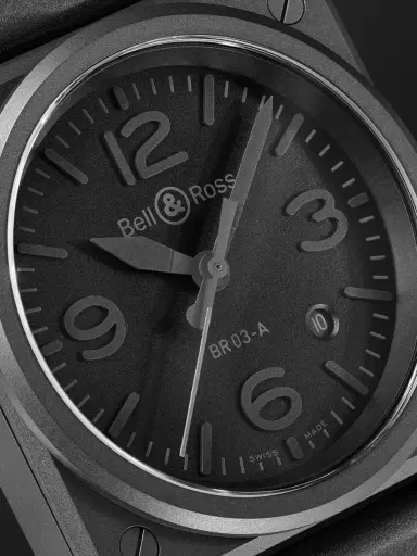 Bell & Ross BR 03 Phantom Automatic Ceramic Watch, Ref. BR03A-PH-CE/SRB - Men | Thumbnail 5 Bell & Ross BR 03 Phantom Automatic Ceramic Watch, Ref. BR03A-PH-CE/SRB - Men | Thumbnail 5