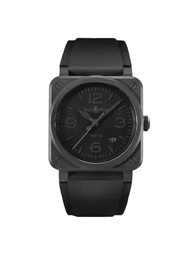 Bell & Ross BR 03 Phantom Automatic Ceramic Watch, Ref. BR03A-PH-CE/SRB - Men | Thumbnail 1 Bell & Ross BR 03 Phantom Automatic Ceramic Watch, Ref. BR03A-PH-CE/SRB - Men | Thumbnail 1
