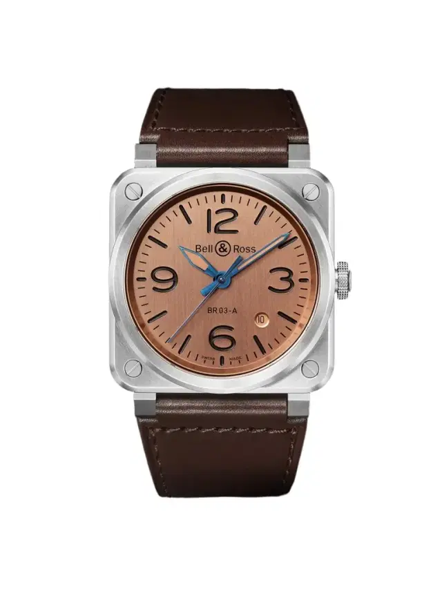 Bell & Ross BR 03 Copper Automatic Steel Watch, Ref. BR03A-GB-ST/SCA - Men