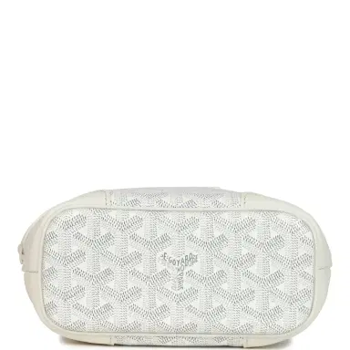 goyard Goyard Goyardine Canvas White Beluga Mini Bag Palladium Hardware | Thumbnail 6 goyard Goyard Goyardine Canvas White Beluga Mini Bag Palladium Hardware | Thumbnail 6