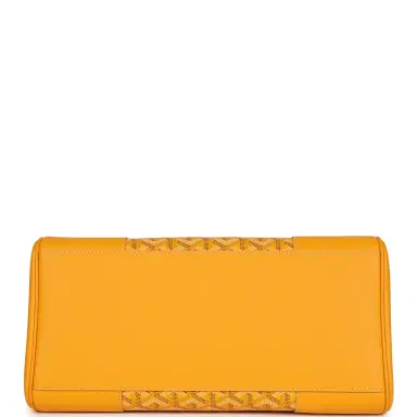 goyard Goyard Saigon Tote Yellow Goyardine Canvas Palladium Hardware | Thumbnail 7 goyard Goyard Saigon Tote Yellow Goyardine Canvas Palladium Hardware | Thumbnail 7