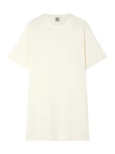 TOTEME Lyocell And Cashmere-blend T-shirt | Thumbnail 1 TOTEME Lyocell And Cashmere-blend T-shirt | Thumbnail 1