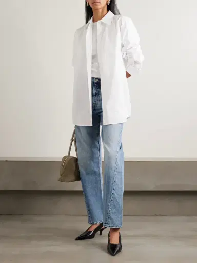 TOTEME Garderob Organic Cotton-poplin Shirt | Thumbnail 2