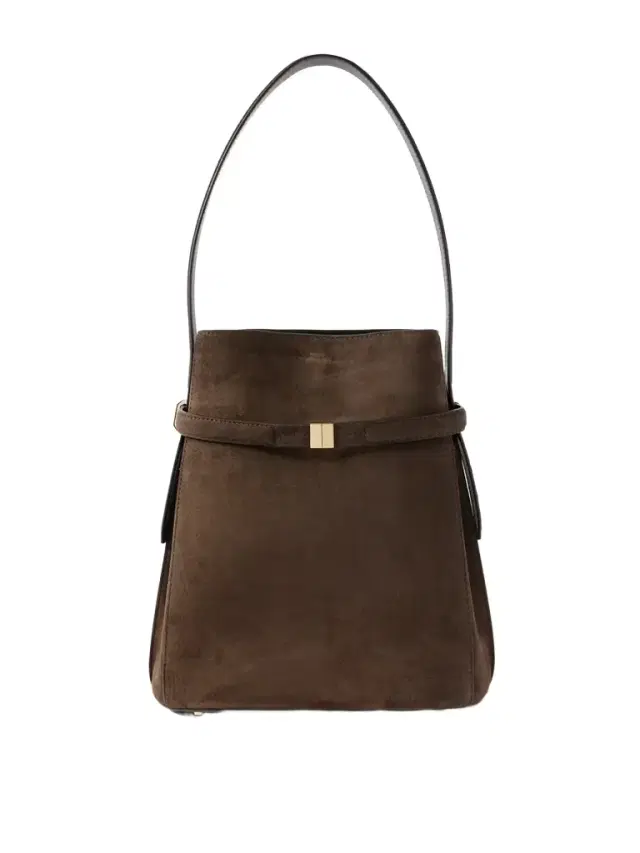 Belted Suede Tote