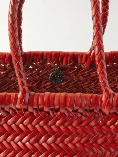 Dragon Diffusion Bamboo Triple Jump Small Woven Leather Tote | Thumbnail 4 Dragon Diffusion Bamboo Triple Jump Small Woven Leather Tote | Thumbnail 4