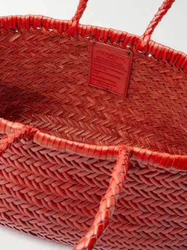 Dragon Diffusion Bamboo Triple Jump Small Woven Leather Tote | Thumbnail 5 Dragon Diffusion Bamboo Triple Jump Small Woven Leather Tote | Thumbnail 5