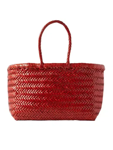 Dragon Diffusion Bamboo Triple Jump Small Woven Leather Tote | Thumbnail 1 Dragon Diffusion Bamboo Triple Jump Small Woven Leather Tote | Thumbnail 1