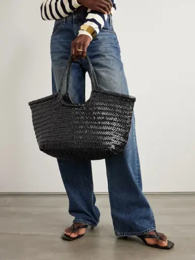 Dragon Diffusion Nantucket Large Woven Leather Tote | Thumbnail 2 Dragon Diffusion Nantucket Large Woven Leather Tote | Thumbnail 2