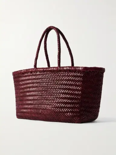 Dragon Diffusion Bamboo Triple Jump Big Woven Leather Tote | Thumbnail 3 Dragon Diffusion Bamboo Triple Jump Big Woven Leather Tote | Thumbnail 3