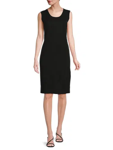 Misook Women's Mylana Sleeveless Knit Sheath Knee-Length Dress | Thumbnail 2 Misook Women's Mylana Sleeveless Knit Sheath Knee-Length Dress | Thumbnail 2