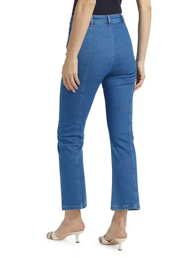 Cinq à Sept Women's Celeste Cropped Pants - Surf Blue | Thumbnail 5