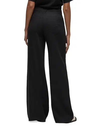 Hudson Jeans Women's Jodie Relaxed Wide-Leg Pants - Black | Thumbnail 6 Hudson Jeans Women's Jodie Relaxed Wide-Leg Pants - Black | Thumbnail 6