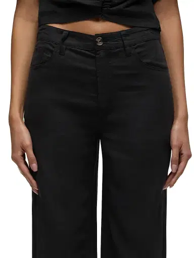 Hudson Jeans Women's Jodie Relaxed Wide-Leg Pants - Black | Thumbnail 7 Hudson Jeans Women's Jodie Relaxed Wide-Leg Pants - Black | Thumbnail 7