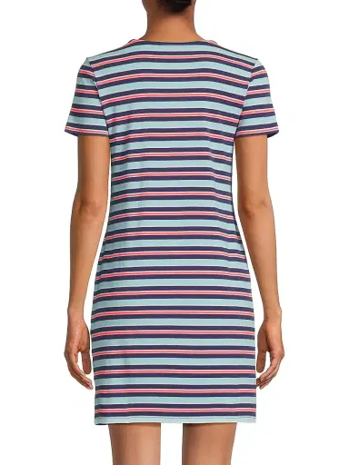 Lilly Pulitzer Women's Beaty Striped Cotton-Blend Minidress - Multi Firecracker Yarn Dye - Size XL | Thumbnail 5
