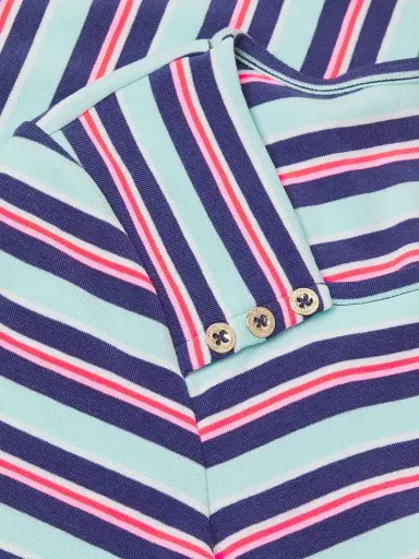 Lilly Pulitzer Women's Beaty Striped Cotton-Blend Minidress - Multi Firecracker Yarn Dye - Size XL | Thumbnail 6