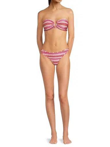 Ramy Brook Women's Isla Chevron Bikini Bottom | Thumbnail 2 Ramy Brook Women's Isla Chevron Bikini Bottom | Thumbnail 2