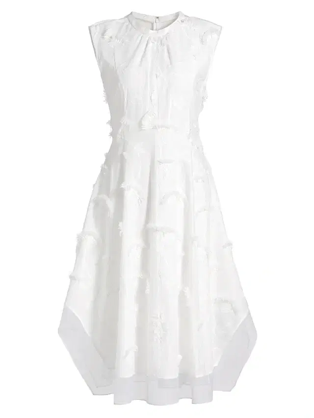 3.1 Phillip Lim Women's Embroidered Cotton Voile & Chiffon Knee-Length Dress