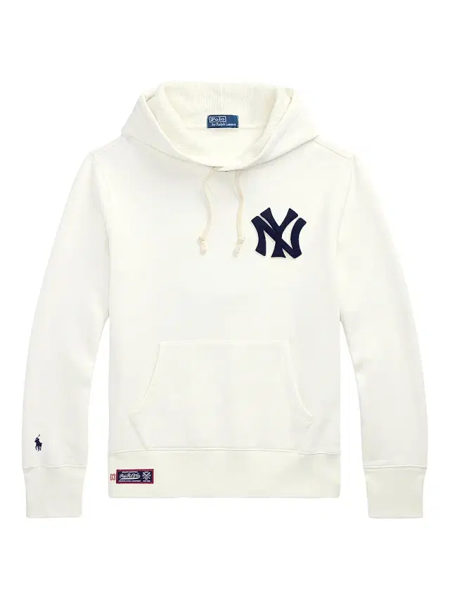 Men's Yankees Fleece Hoodie - Deckwash White