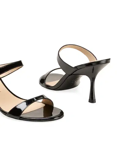 Stuart Weitzman Women's Nudist 85MM Slide Sandals - Black - Size 9.5 | Thumbnail 4 Stuart Weitzman Women's Nudist 85MM Slide Sandals - Black - Size 9.5 | Thumbnail 4