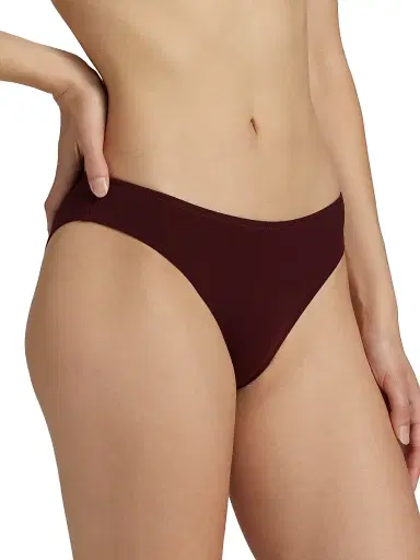 Ulla Johnson Women's Dani Mid-Rise Bikini Bottom - Cassis | Thumbnail 5