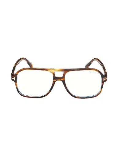 Tom Ford Men's Navigator 58MM Blue Block Glasses | Thumbnail 2